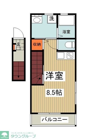 アクアシティ片倉の物件間取画像